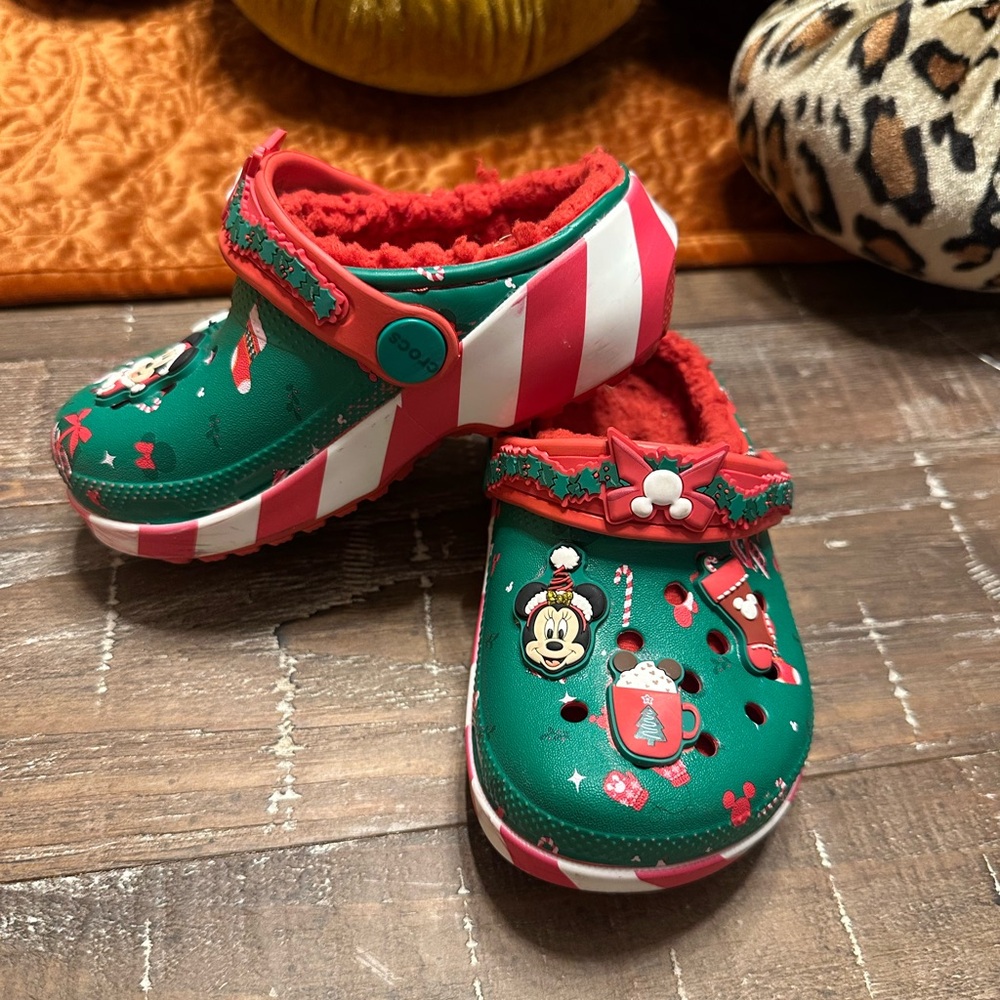 Toddler Christmas Disney Crocs!